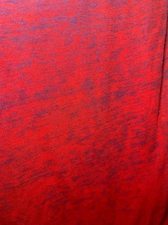 Hurley Women's 3/4 Sleeve Raglan Graphic Tee in Red & Heather Grey Size Medium - Picture 7 of 16